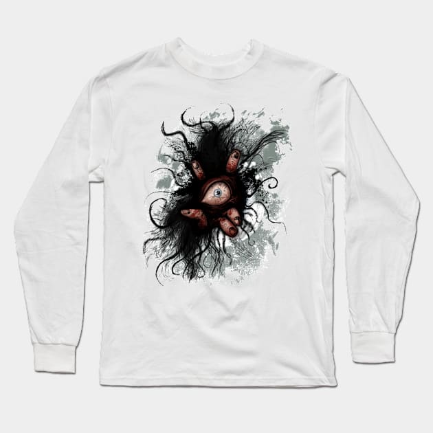 Eyeball Long Sleeve T-Shirt by DougSQ